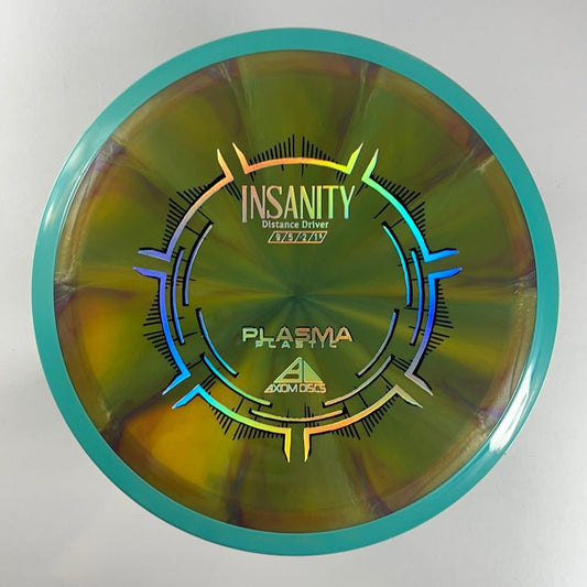 Axiom Discs Insanity | Plasma | Green/Green 167g Disc Golf