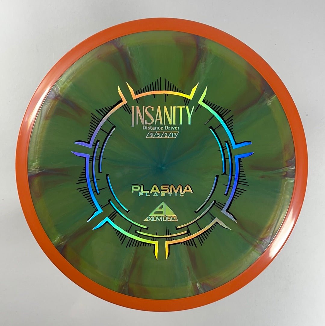 Axiom Discs Insanity | Plasma | Green/Orange 167g Disc Golf