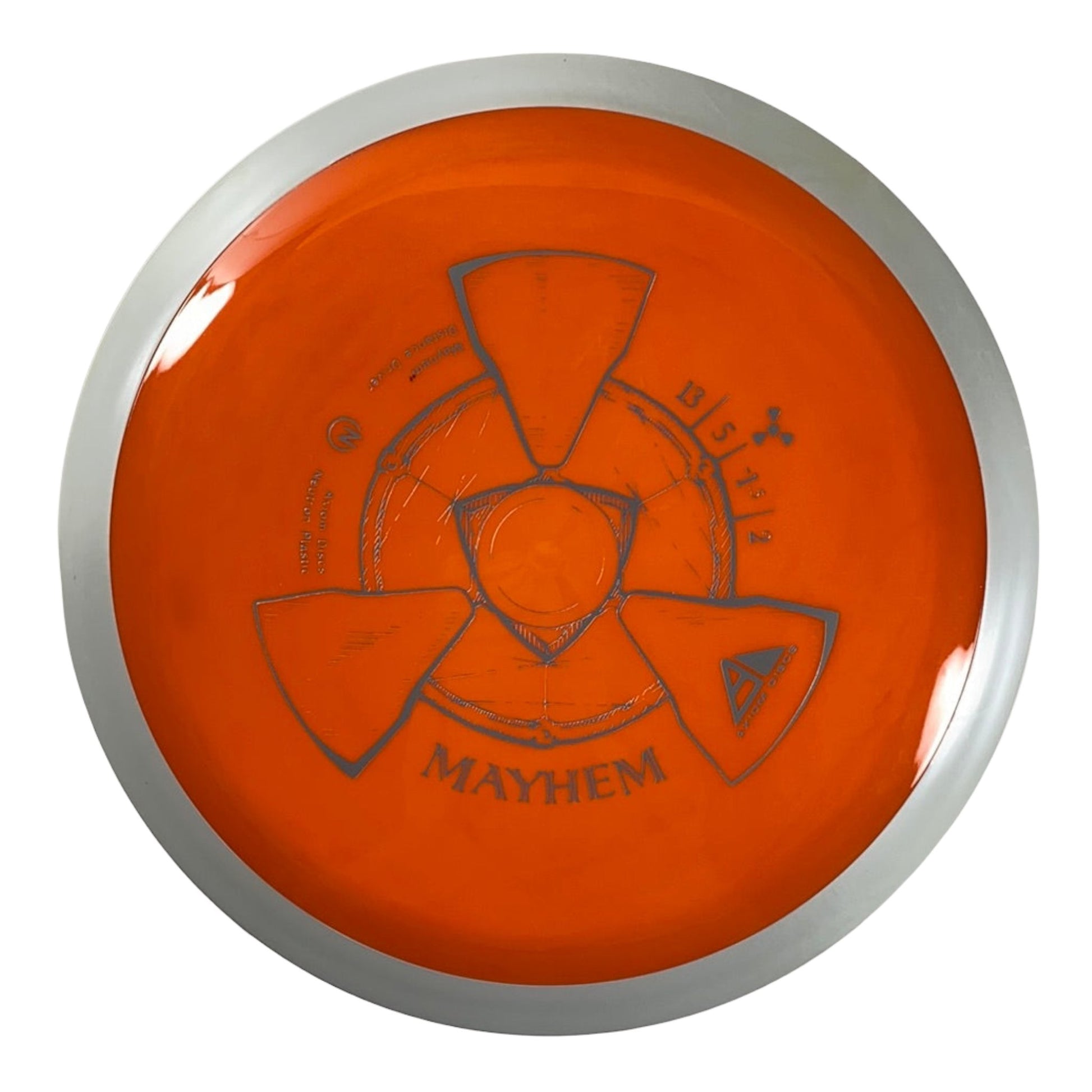 Axiom Discs Mayhem | Neutron | Orange/White 172g Disc Golf