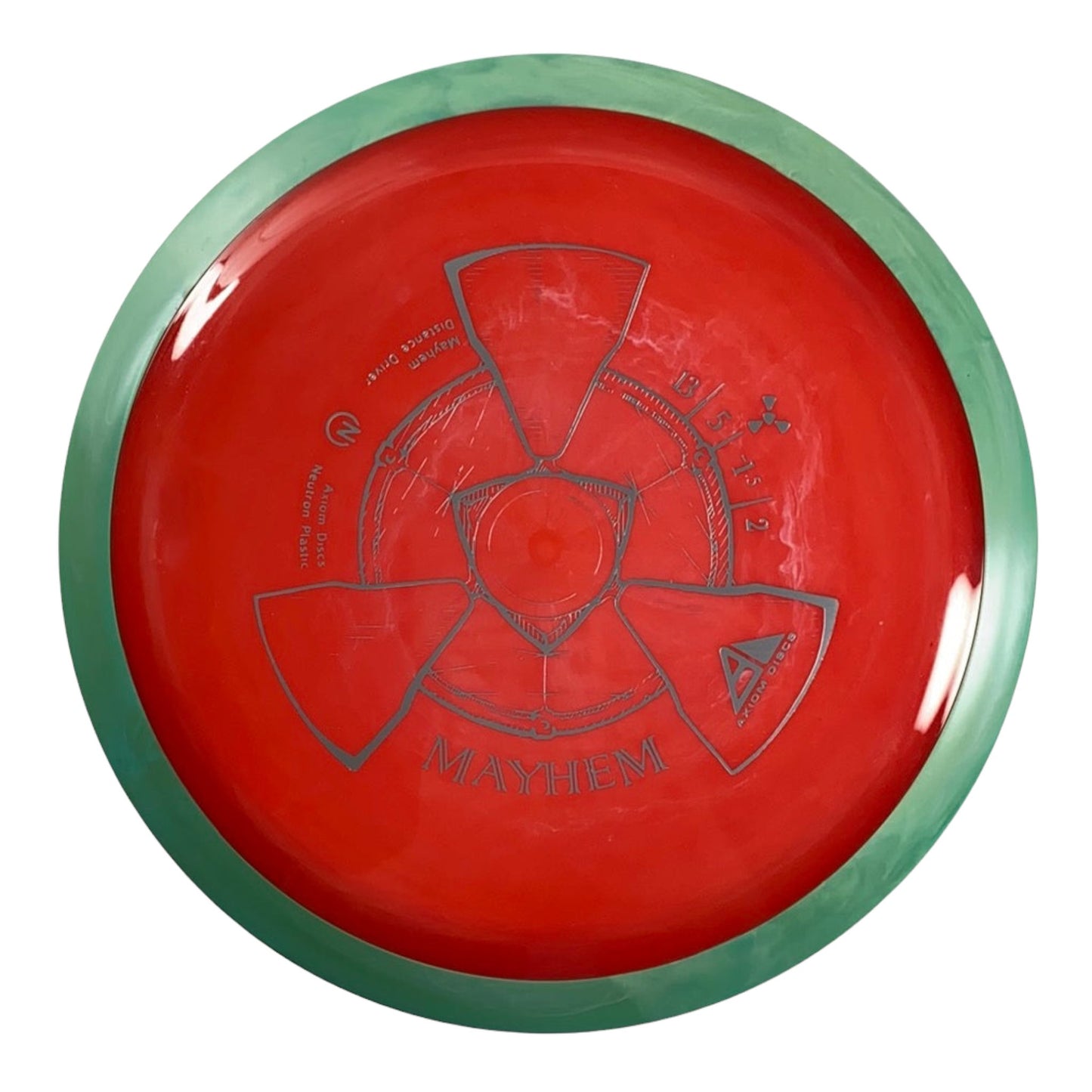 Axiom Discs Mayhem | Neutron | Red/Green 170g Disc Golf