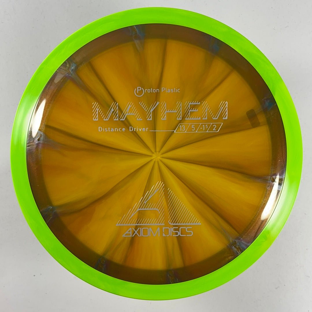 Axiom Discs Mayhem | Proton | Bronze/Green 171g Disc Golf