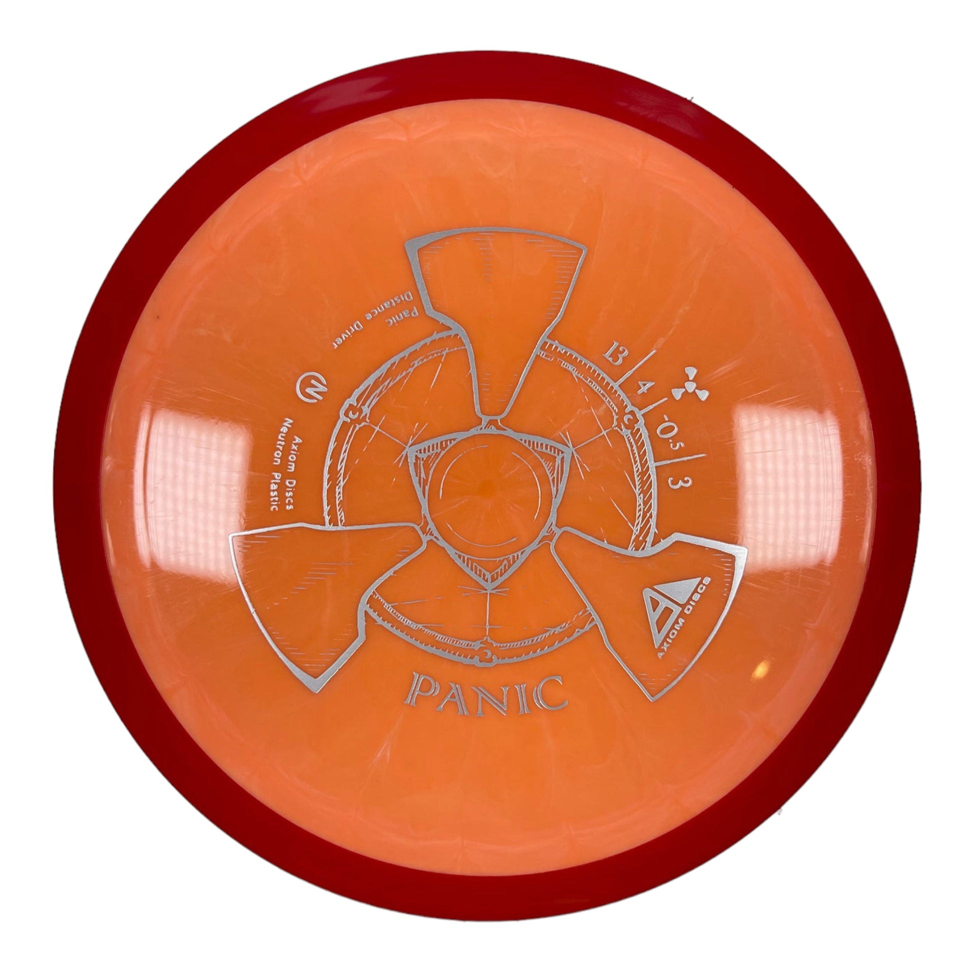Axiom Discs Panic | Neutron | Orange/Red 168g Disc Golf