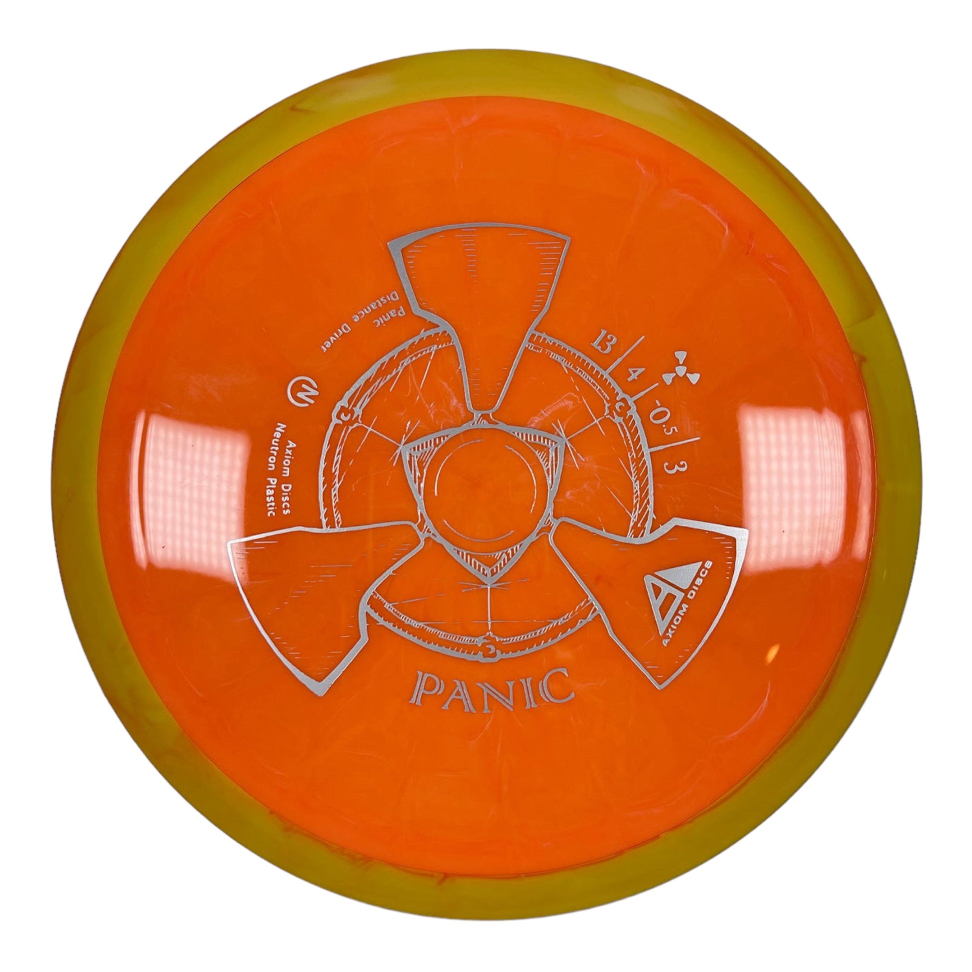 Axiom Discs Panic | Neutron | Orange/Yellow 173g Disc Golf