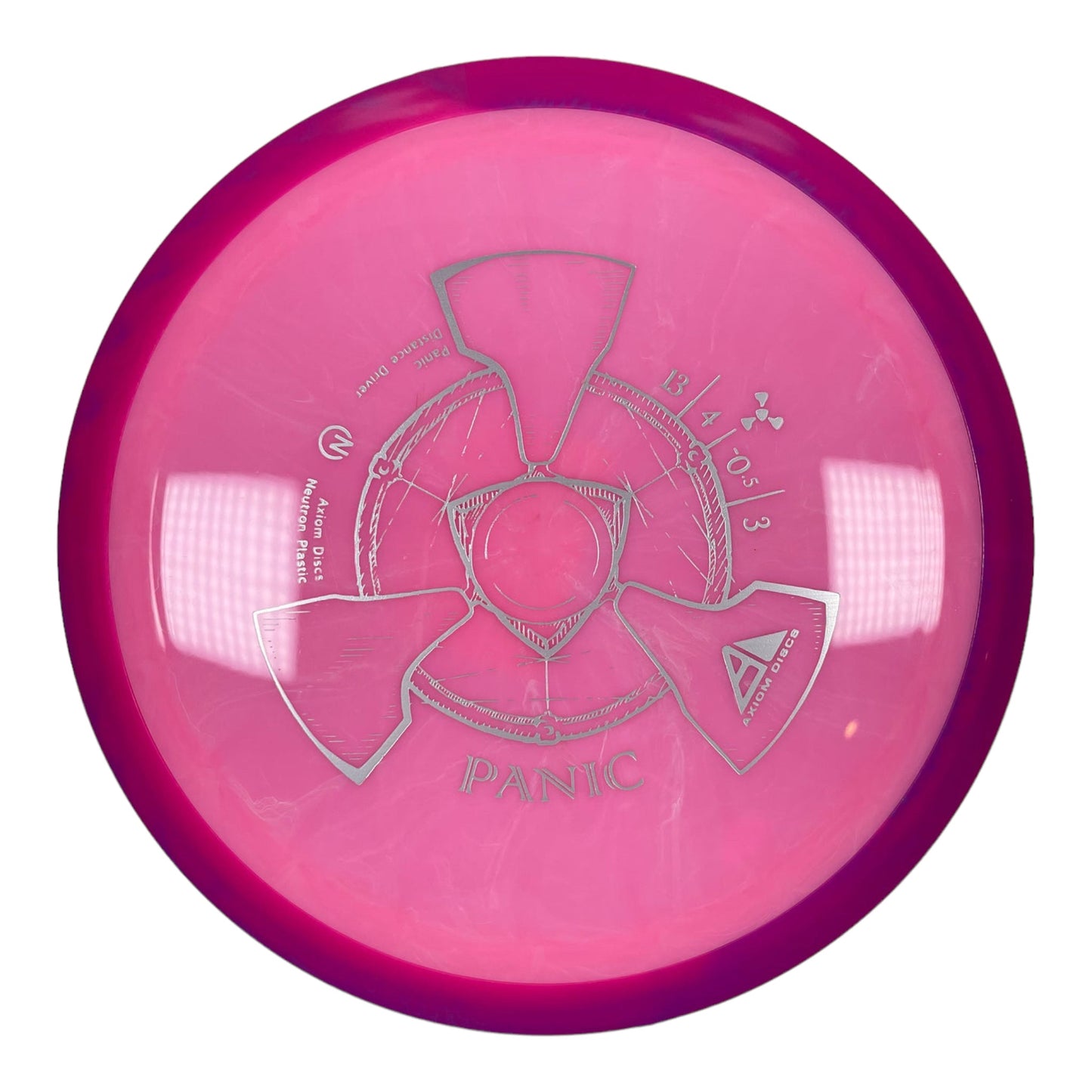 Axiom Discs Panic | Neutron | Pink/Pink 173-174g Disc Golf