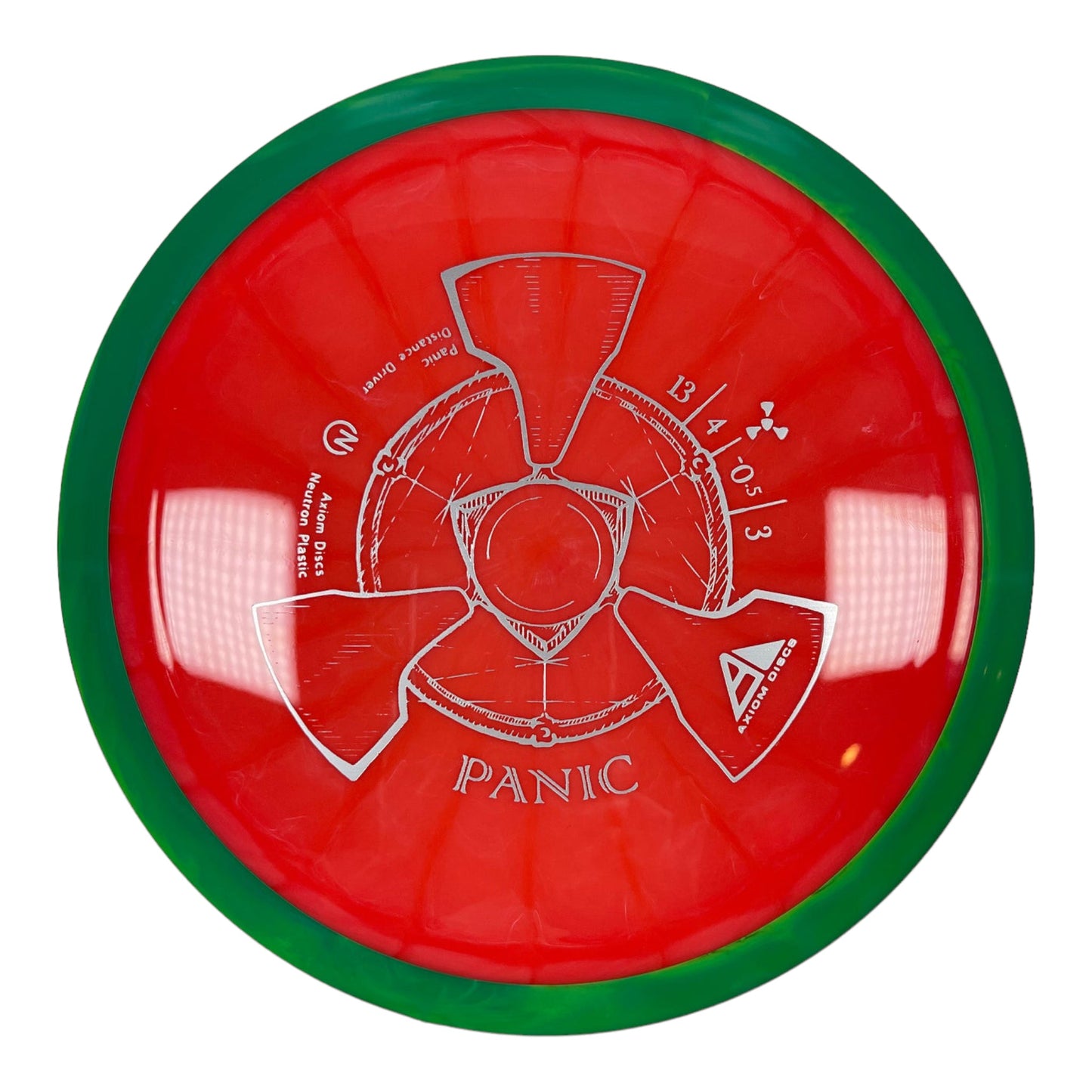 Axiom Discs Panic | Neutron | Red/Green 174g Disc Golf