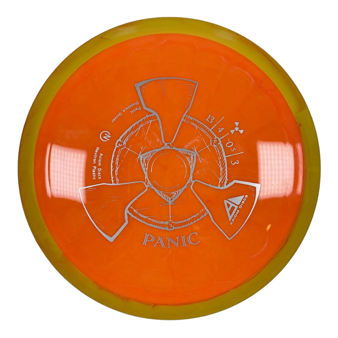 Axiom Discs Panic | Neutron | Orange/Yellow 173g Disc Golf