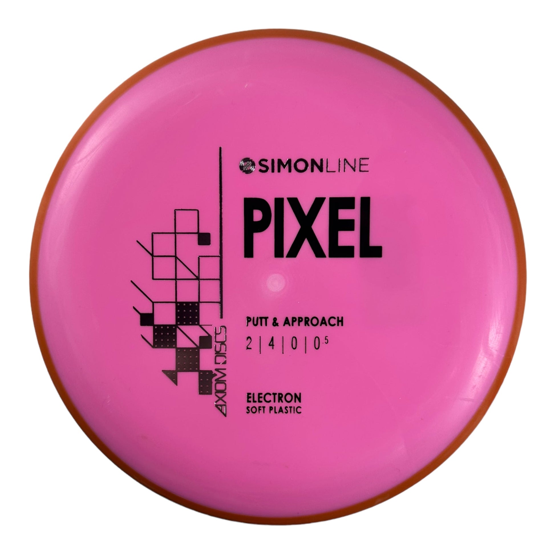Axiom Discs Pixel | Electron Soft | Pink/Orange 172g Disc Golf