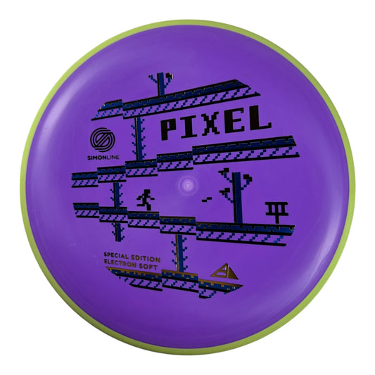 Axiom Discs Pixel | Electron Soft | Purple/Yellow 173g (Special Edition) Disc Golf