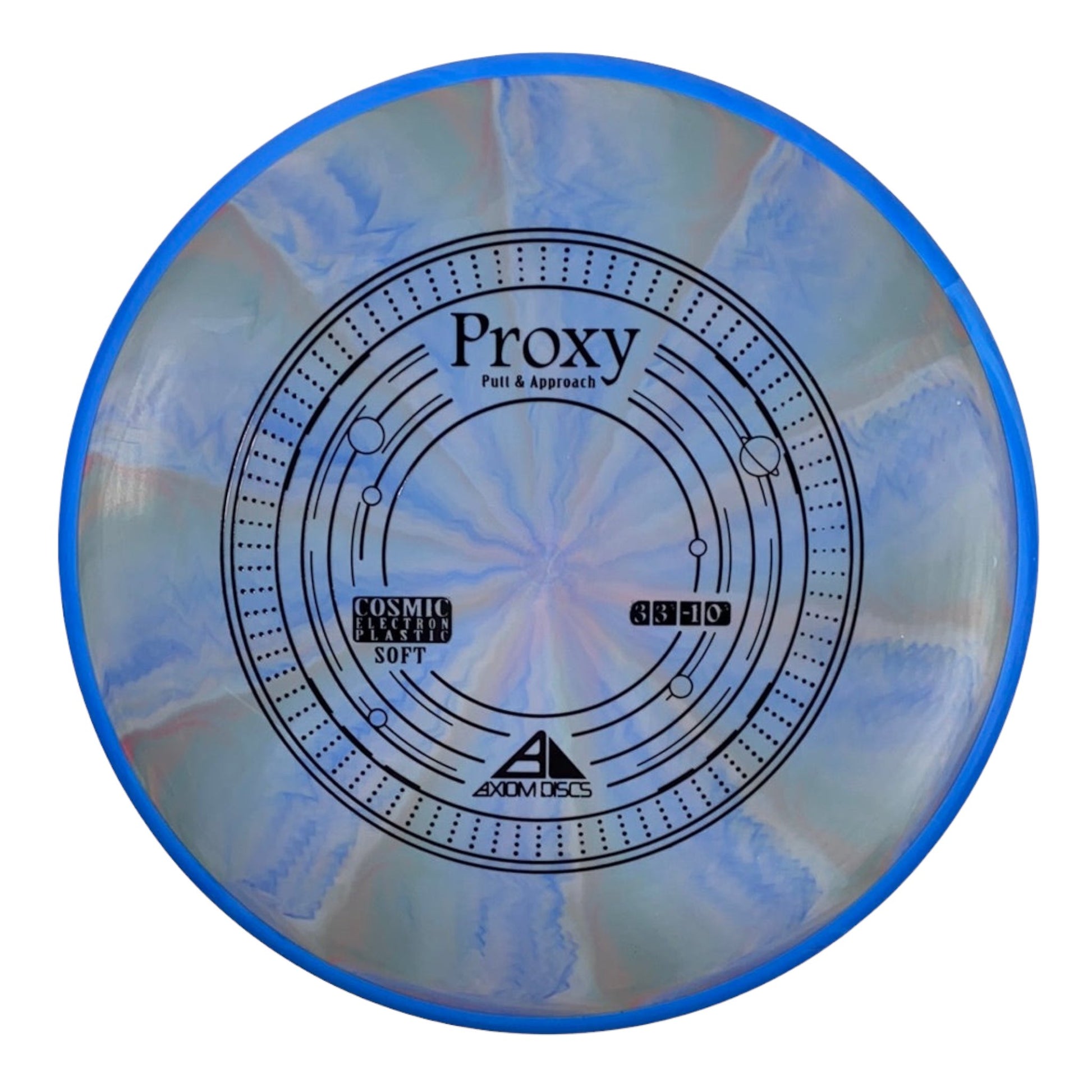 Axiom Discs Proxy | Cosmic Electron Soft | Blue/Blue 173g Disc Golf