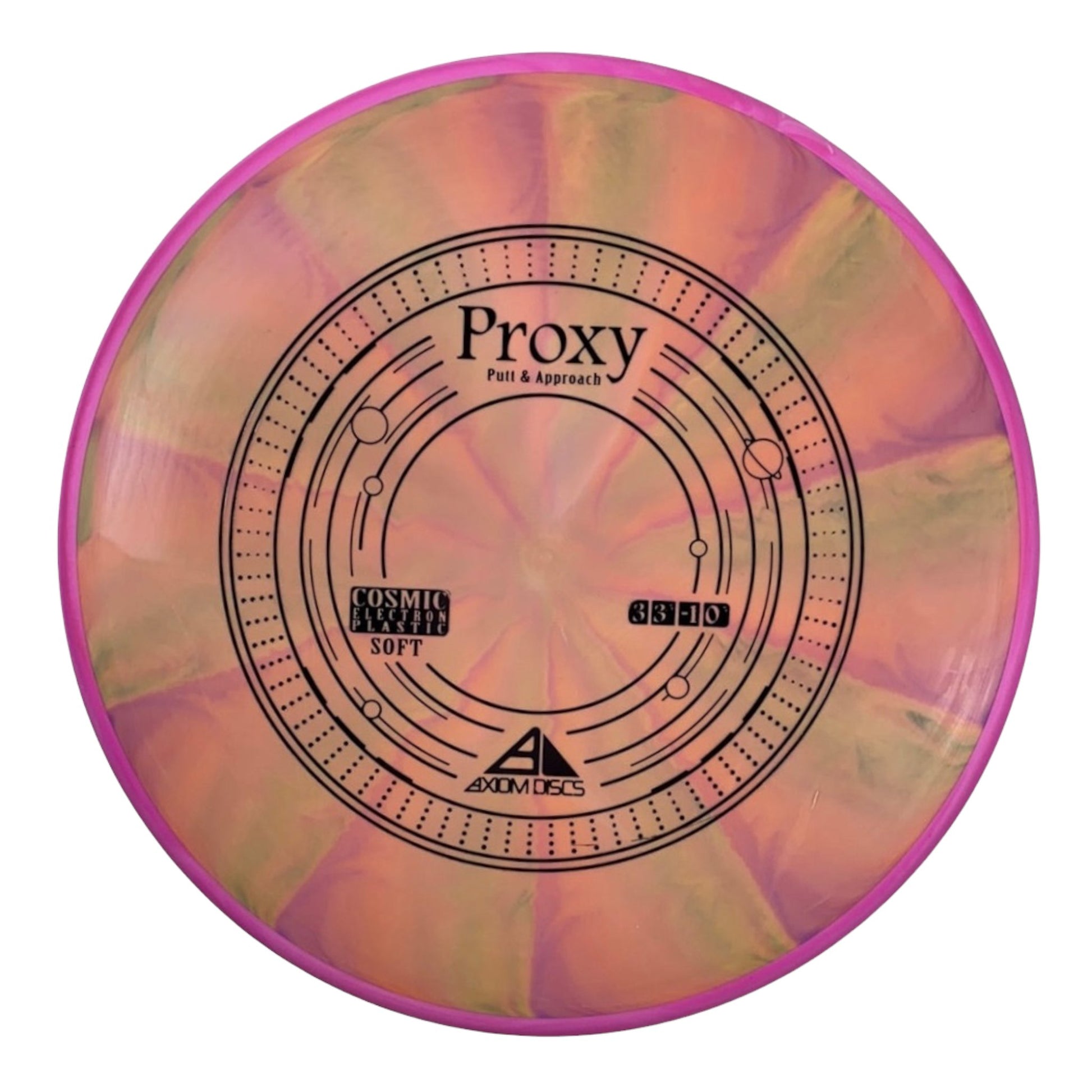Axiom Discs Proxy | Cosmic Electron Soft | Orange/Pink 168g Disc Golf