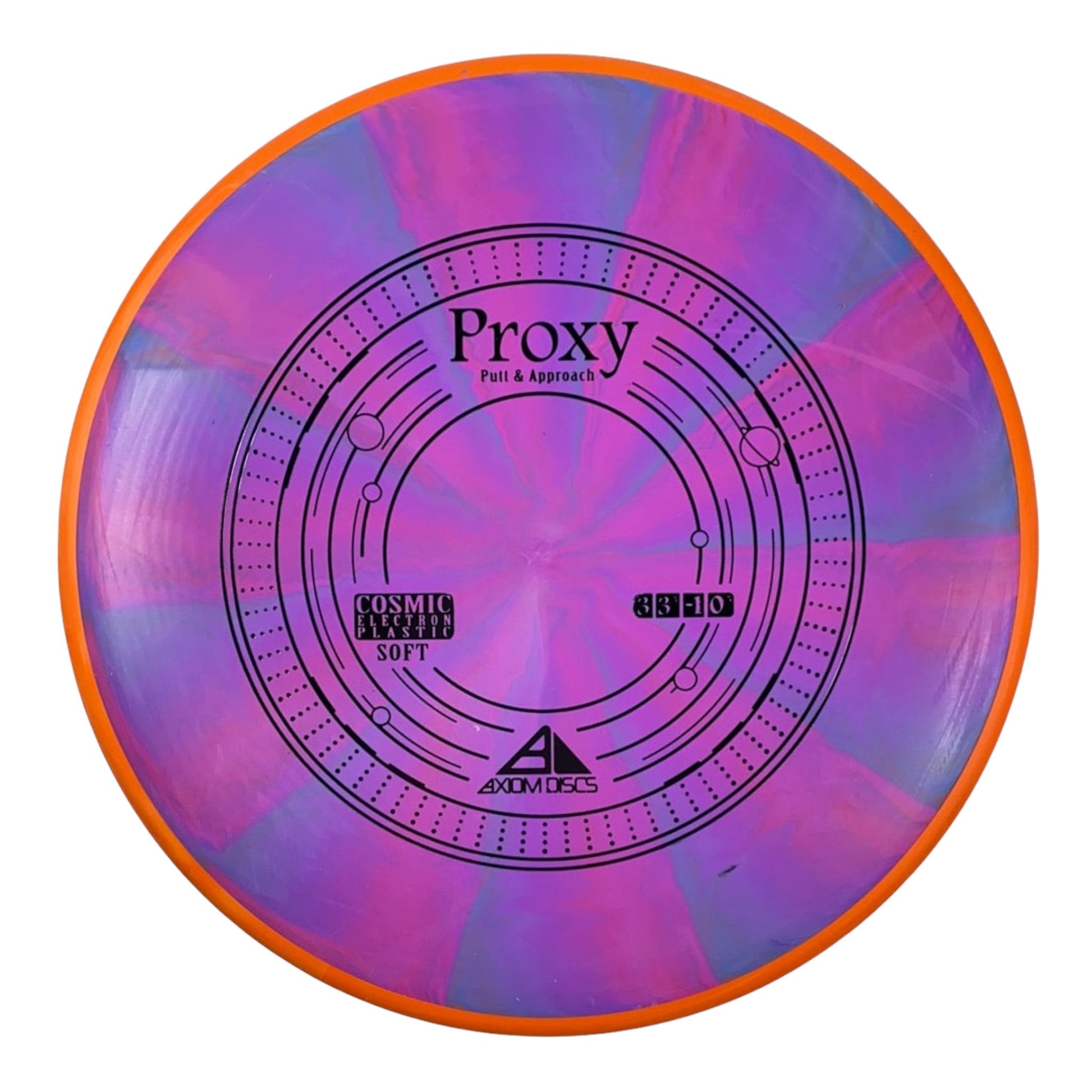 Axiom Discs Proxy | Cosmic Electron Soft | Pink/Orange 167g Disc Golf