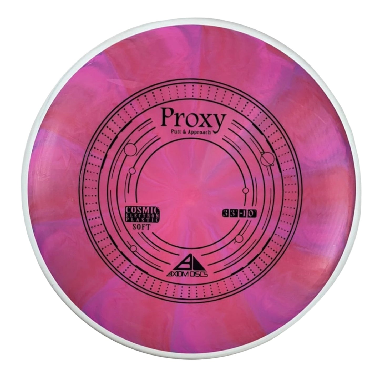 Axiom Discs Proxy | Cosmic Electron Soft | Pink/White 167g Disc Golf