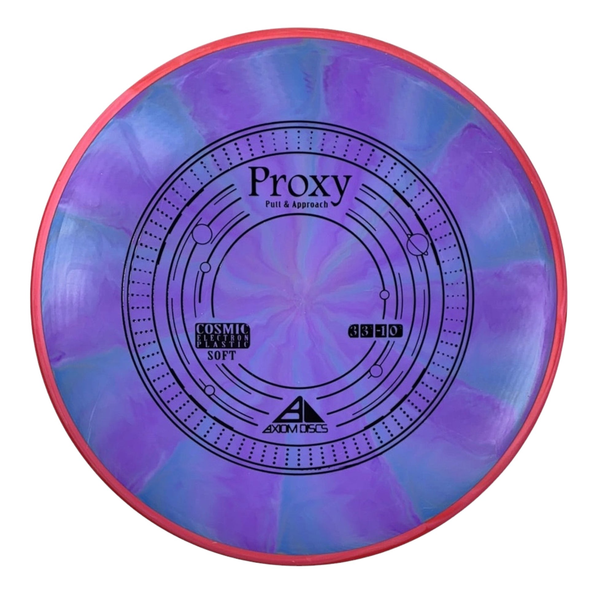 Axiom Discs Proxy | Cosmic Electron Soft | Purple/Red 171g Disc Golf