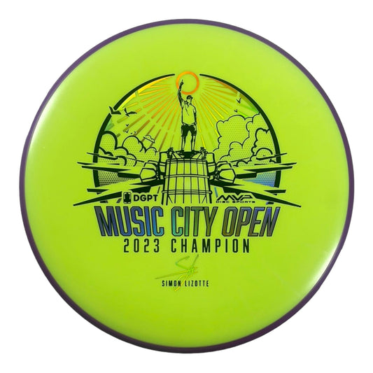 Axiom Discs Proxy | Fission | Green/Purple 167g (Simon Lizotte) Disc Golf