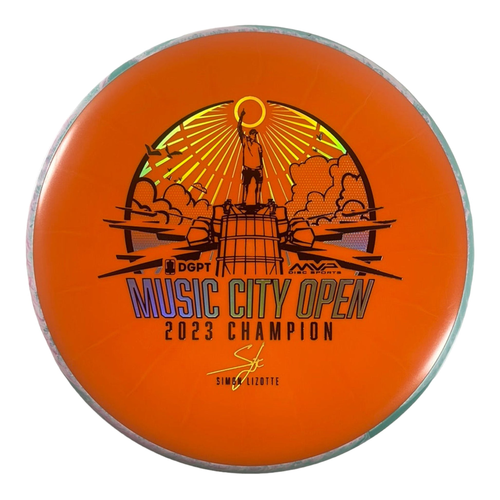 Axiom Discs Proxy | Fission | Orange/Green 171-175g (Simon Lizotte) Disc Golf