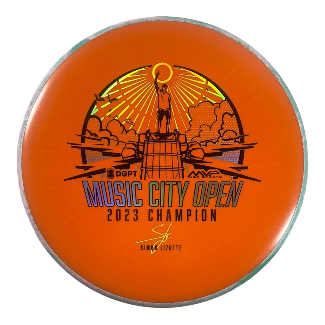 Axiom Discs Proxy | Fission | Orange/Green 171 - 175g (Simon Lizotte) Disc Golf