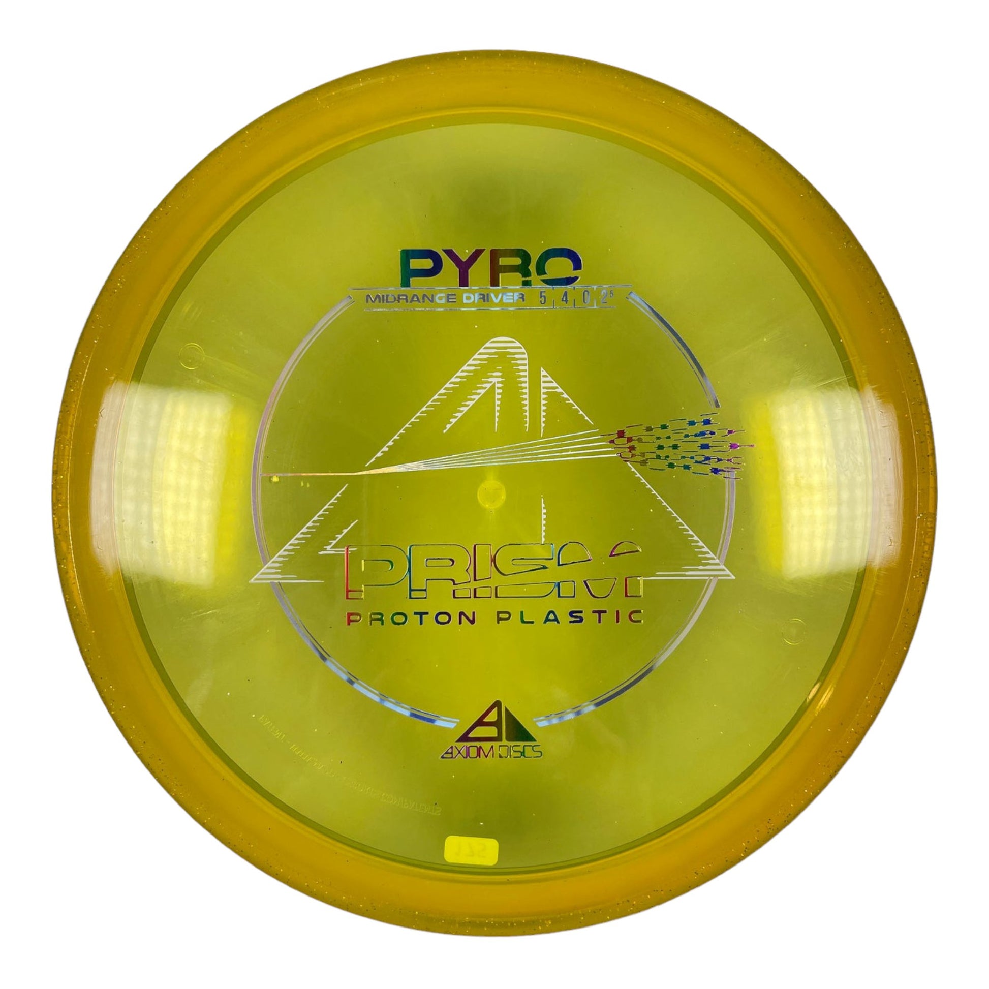Axiom Discs Pyro | Prism Proton | Yellow 175g Disc Golf