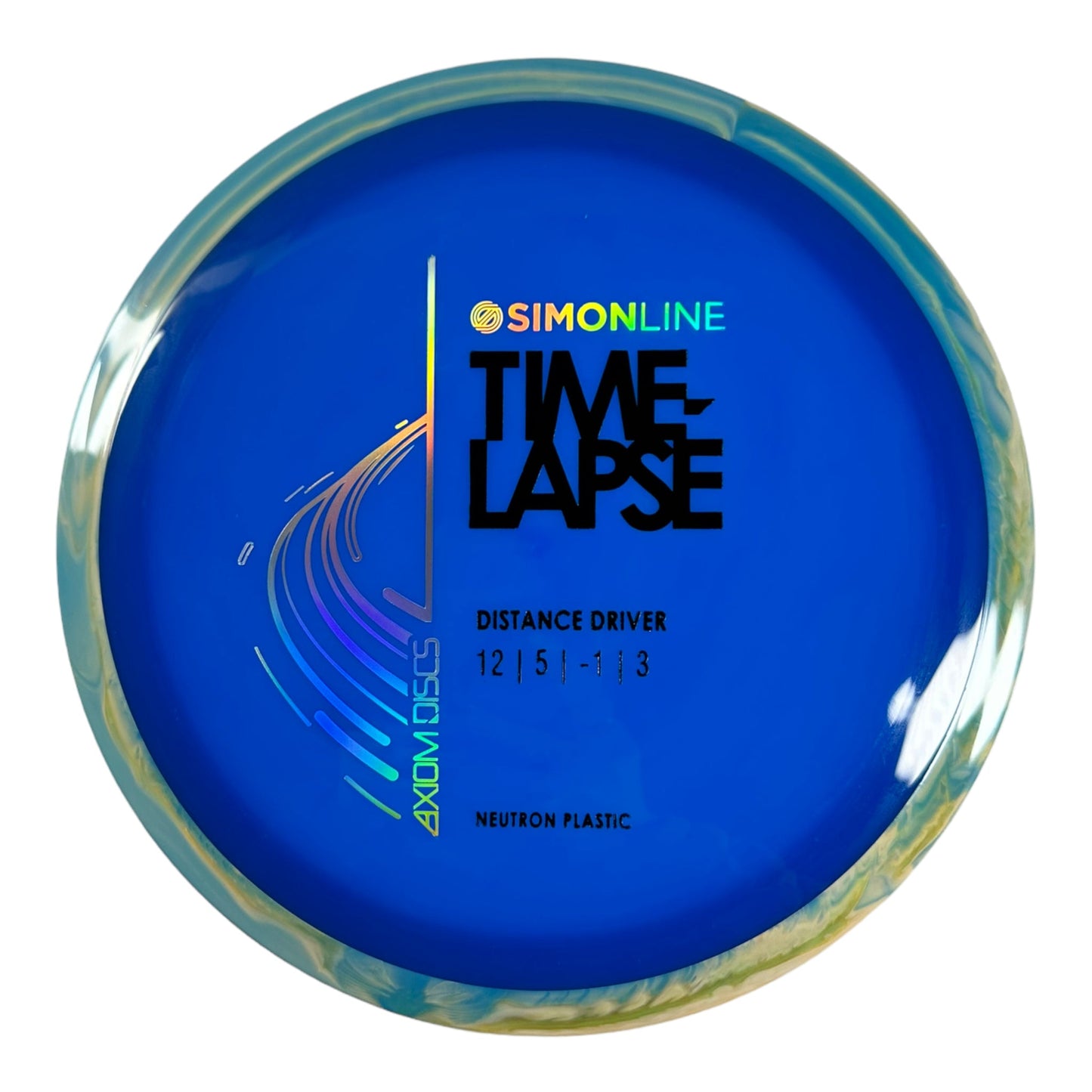 Axiom Discs Time-Lapse | Neutron | Blue/Blue 172g Disc Golf