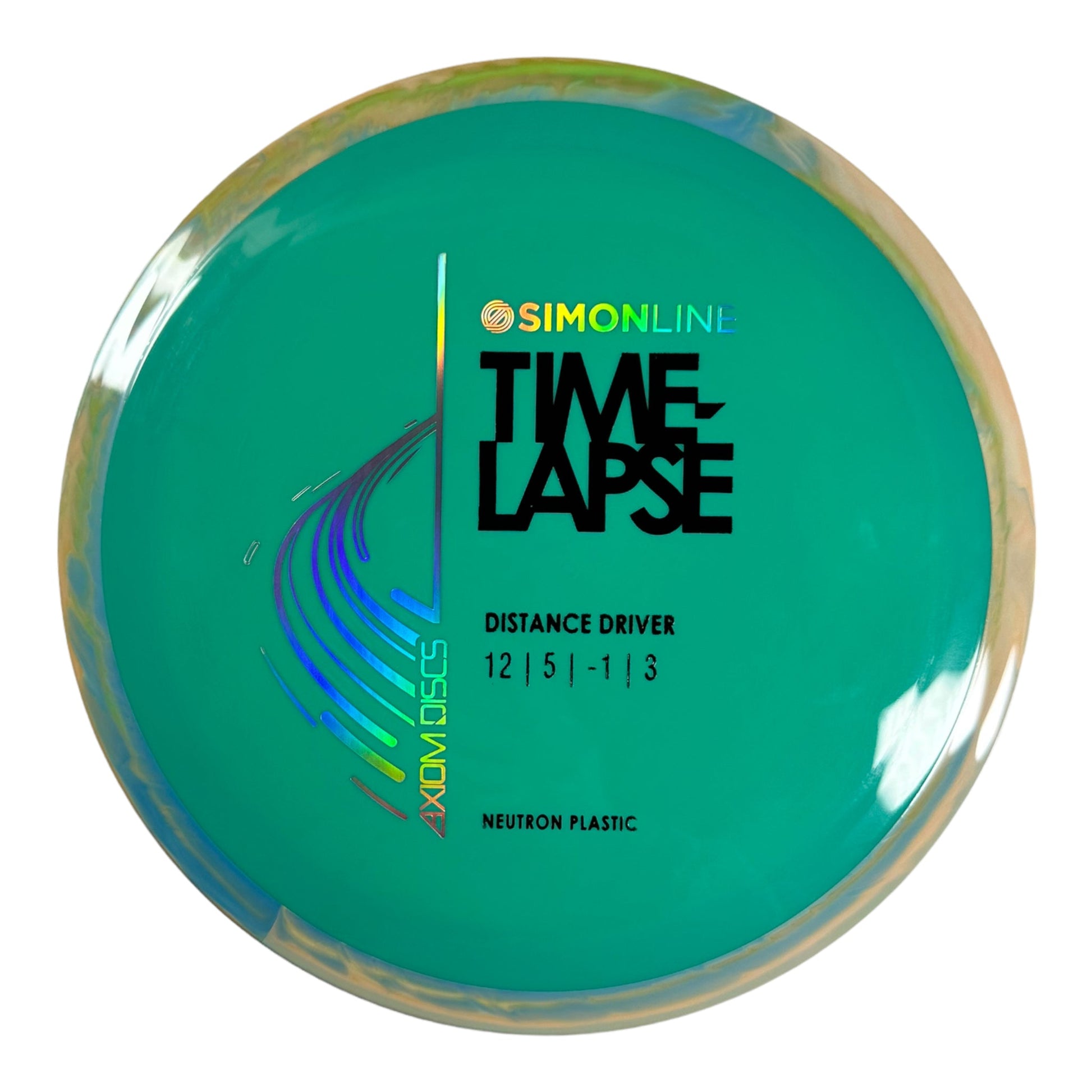 Axiom Discs Time-Lapse | Neutron | Green/Orange 173g Disc Golf