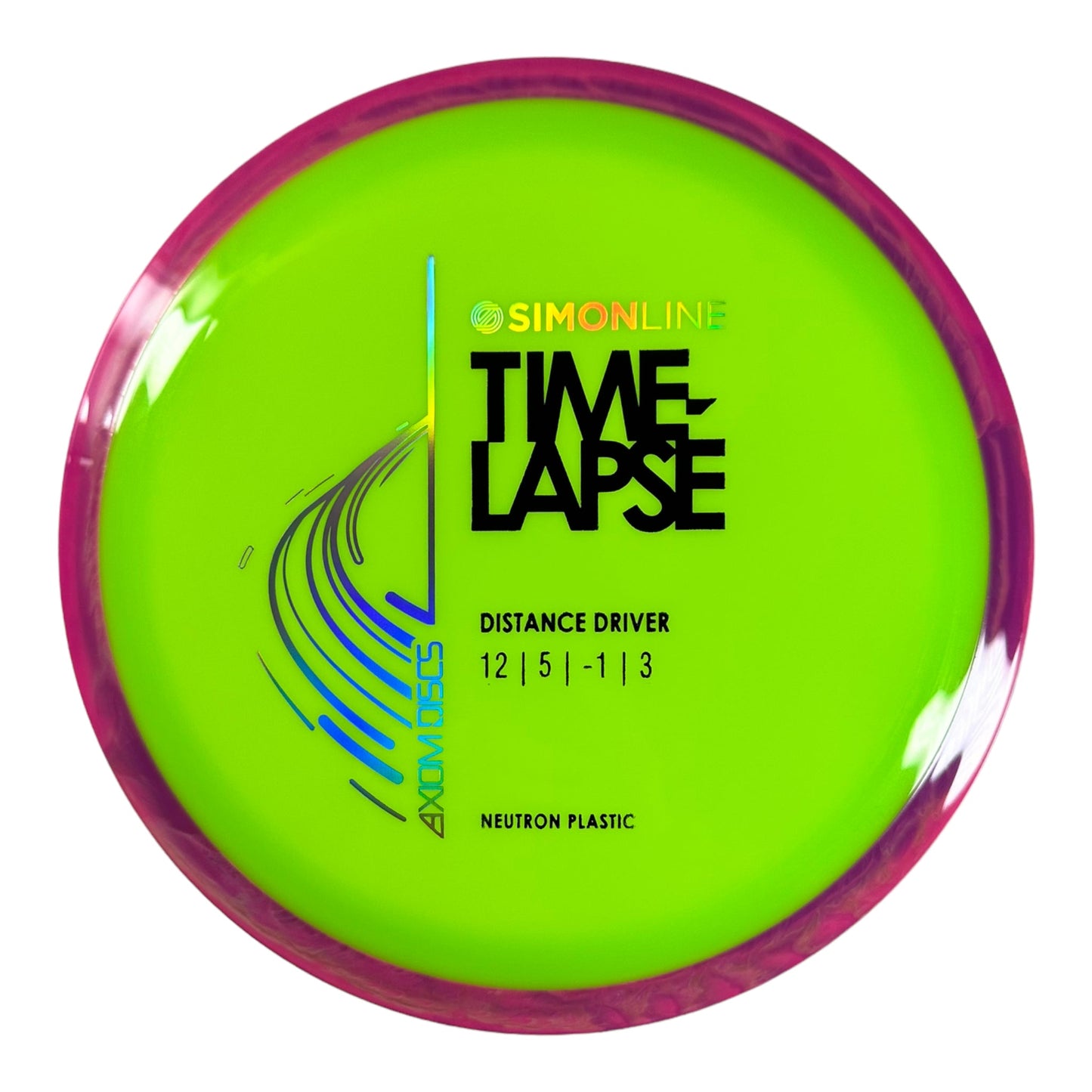Axiom Discs Time-Lapse | Neutron | Green/Pink 173g Disc Golf