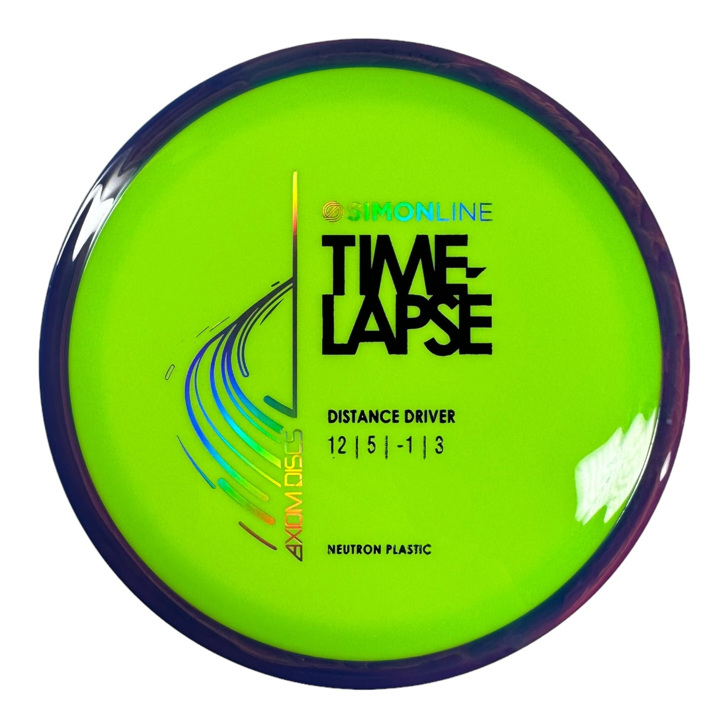 Axiom Discs Time-Lapse | Neutron | Green/Purple 173g Disc Golf