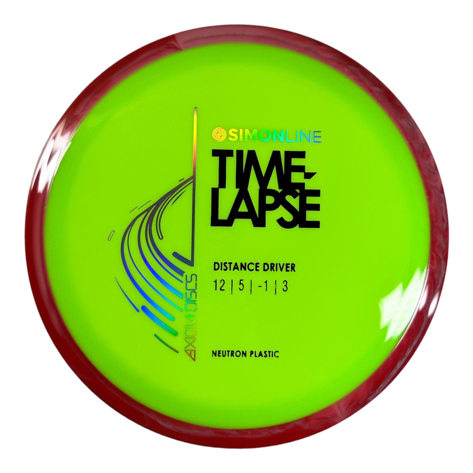 Axiom Discs Time-Lapse | Neutron | Green/Red 173g Disc Golf