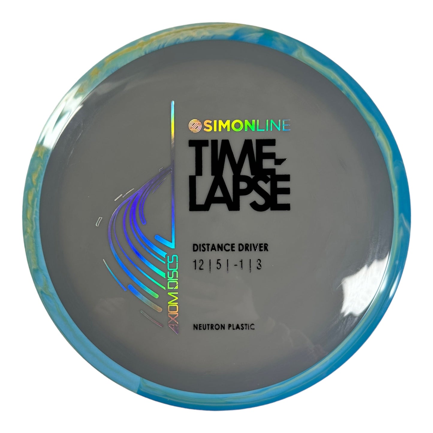 Axiom Discs Time-Lapse | Neutron | Grey/Blue 172g Disc Golf