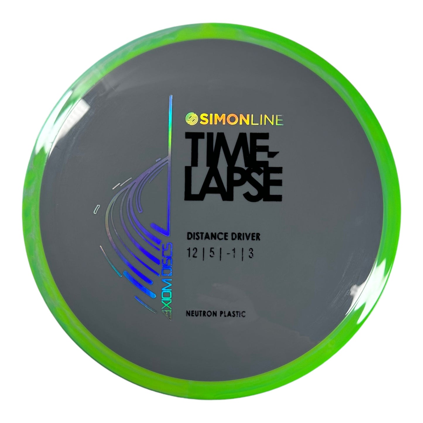 Axiom Discs Time-Lapse | Neutron | Grey/Green 174g Disc Golf
