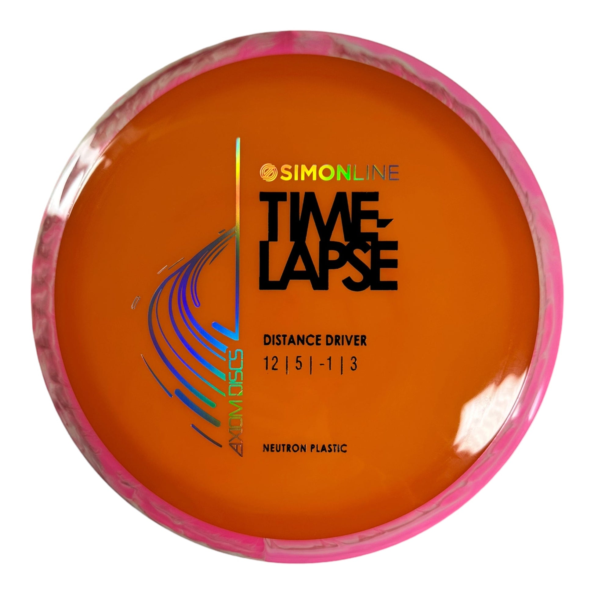 Axiom Discs Time-Lapse | Neutron | Orange/Pink 173g Disc Golf