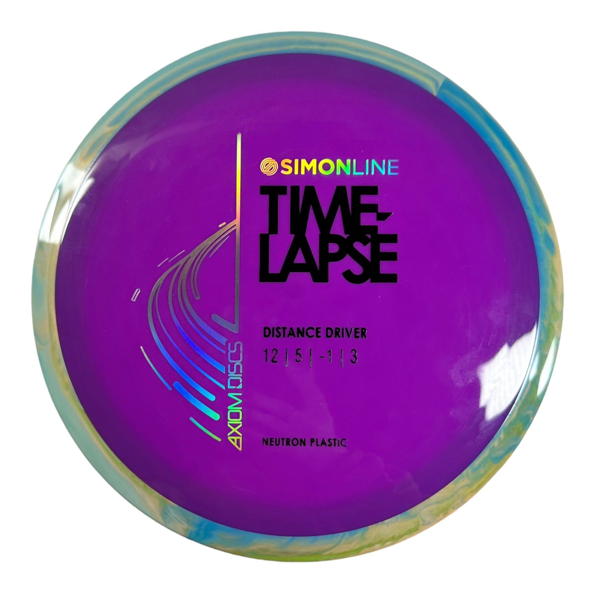 Axiom Discs Time-Lapse | Neutron | Purple/Blue 173g Disc Golf