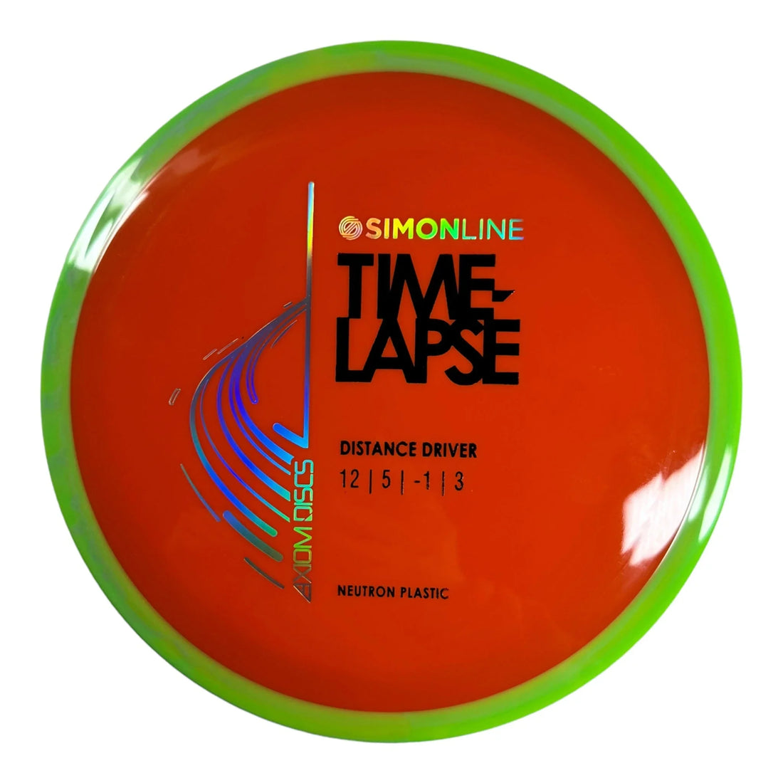 Axiom Discs Time - Lapse | Neutron | Orange/Green 173g Disc Golf