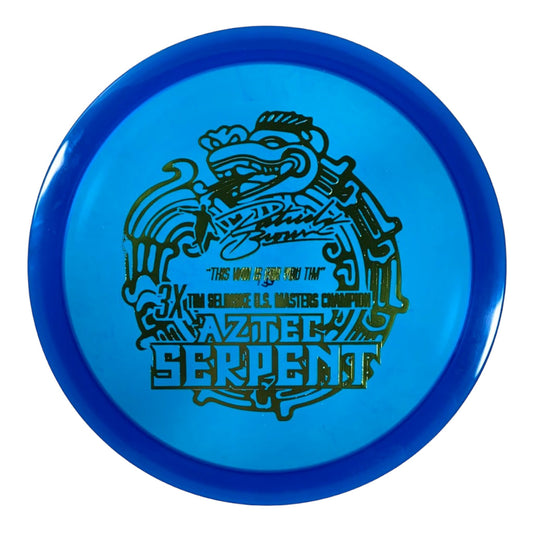 Legacy Discs Badger - Aztec Serpent | Crystal Clear | Blue/Green 173g Disc Golf