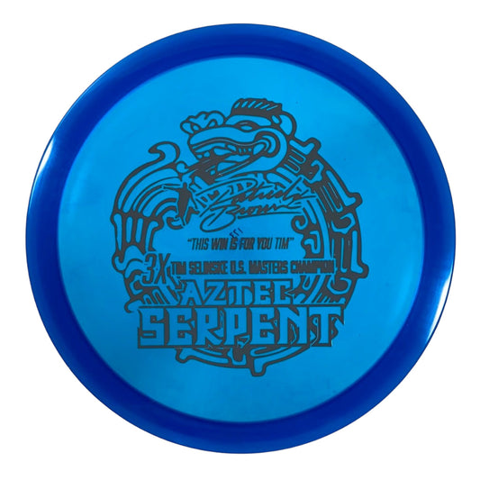 Legacy Discs Badger - Aztec Serpent | Crystal Clear | Blue/Grey 171-173g Disc Golf