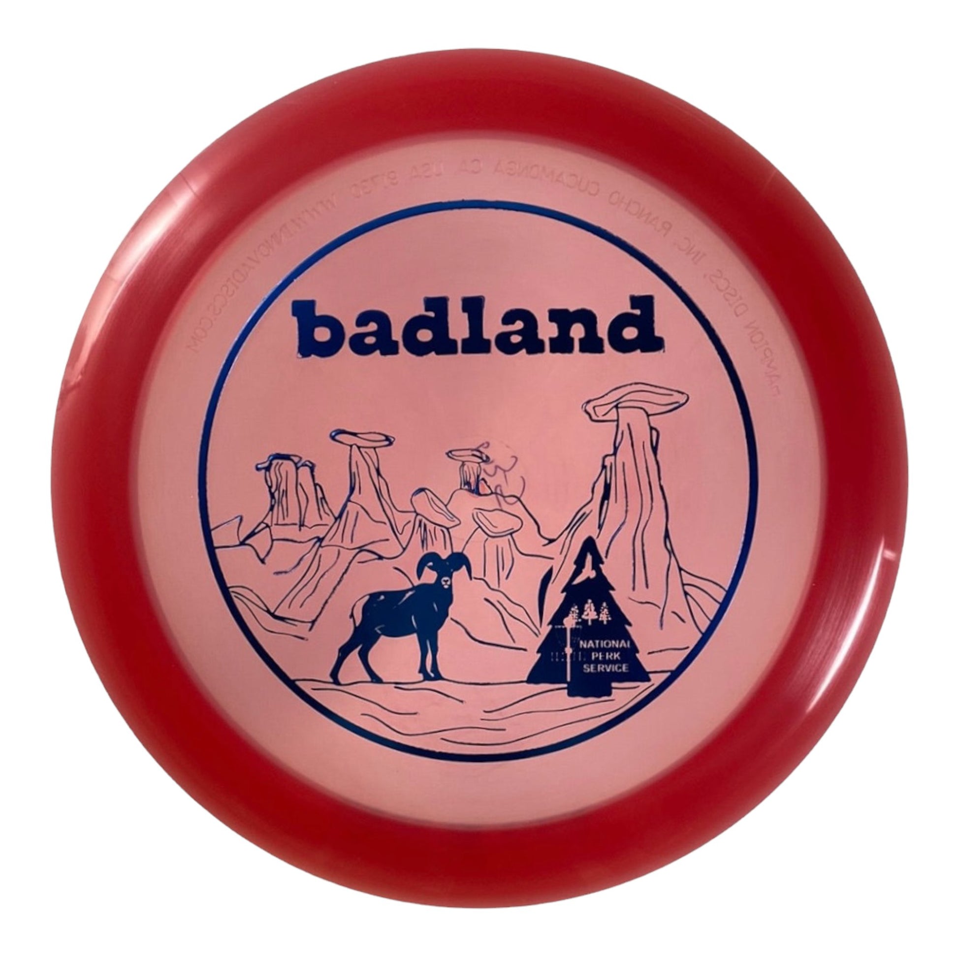 Innova Champion Discs Badland - Beast | Champion | Pink/Blue 175g (First Run) 35/50 Disc Golf