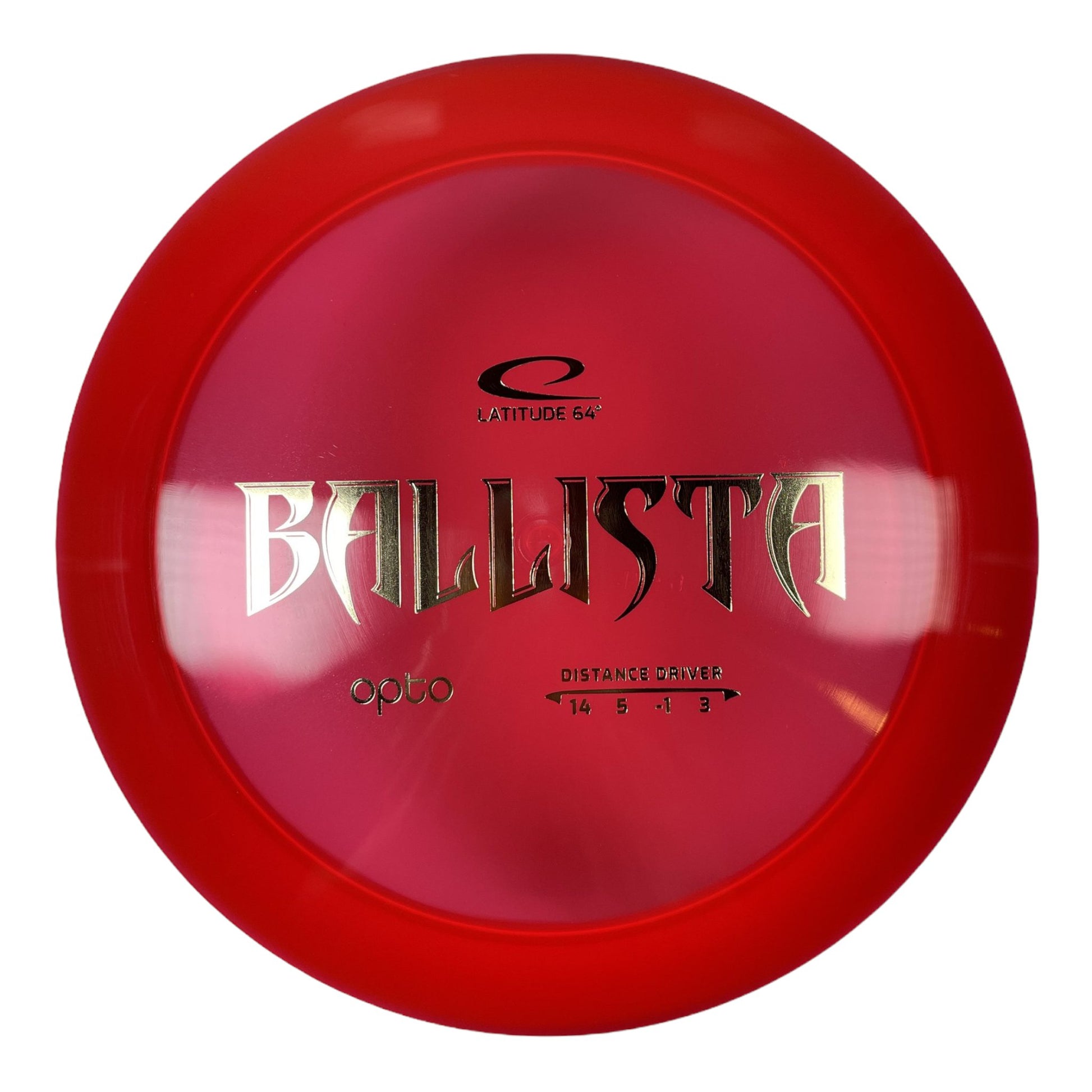 Latitude 64 Ballista | Opto | Red/Gold 175g Disc Golf