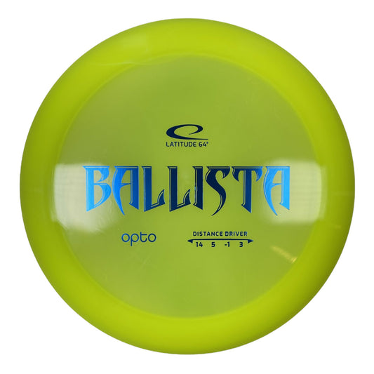 Latitude 64 Ballista | Opto | Yellow/Blue 173g Disc Golf