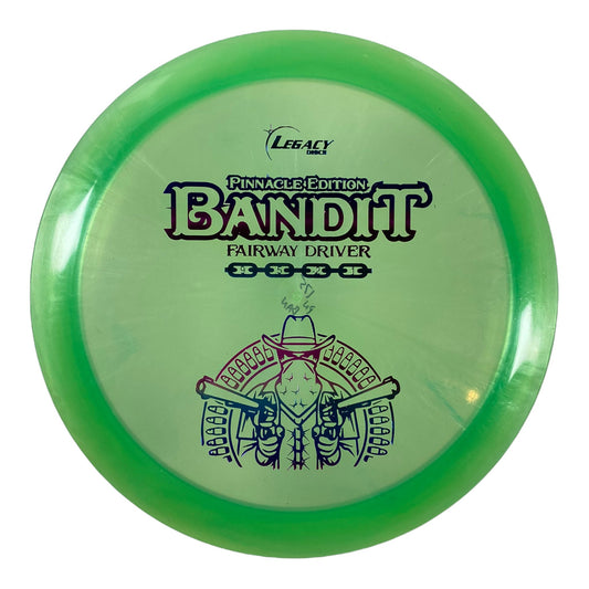 Legacy Discs Bandit | Pinnacle | Green/Rainbow 175g Disc Golf
