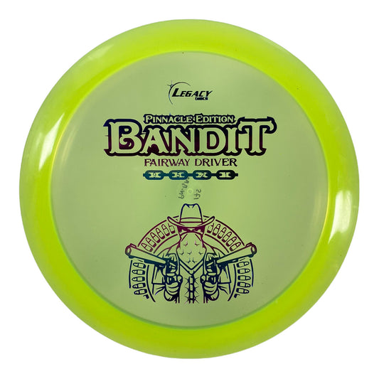Legacy Discs Bandit | Pinnacle | Yellow/Rainbow 175g Disc Golf