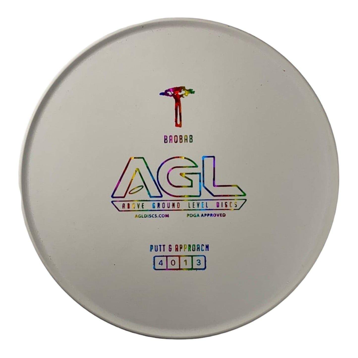 Above Ground Level Baobab | Woodland | White/Rainbow 174-175g Disc Golf