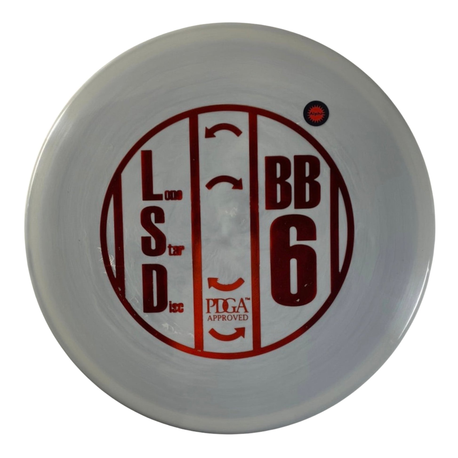 Lone Star Discs BB6 | Alpha | Grey/Red 174g Disc Golf
