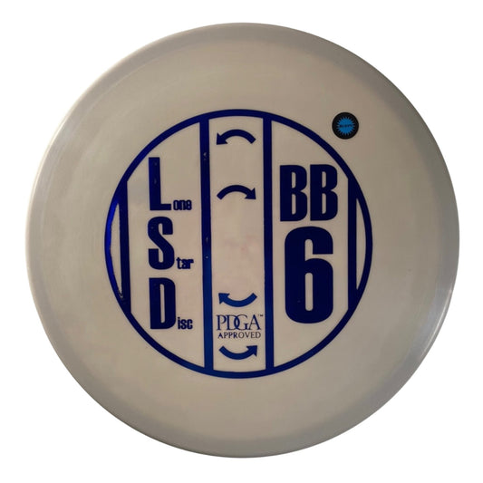 Lone Star Discs BB6 | Bravo | White/Blue 171g Disc Golf