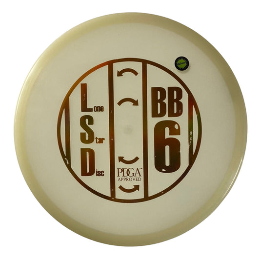 Lone Star Discs BB6 | Glow | White/Bronze Holo 170g Disc Golf