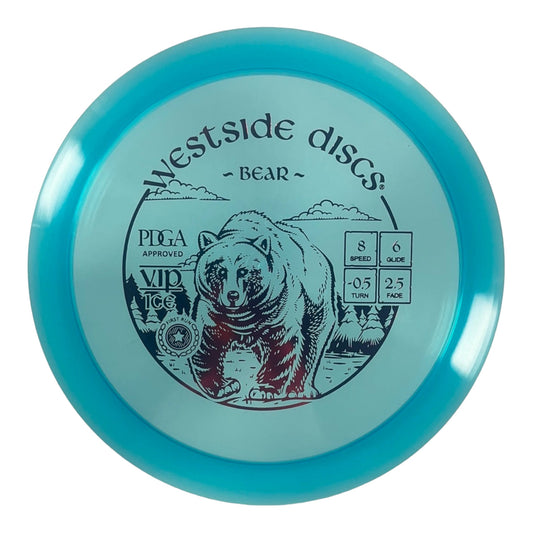 Westside Discs Bear | VIP Ice | Blue/Red 176g Disc Golf