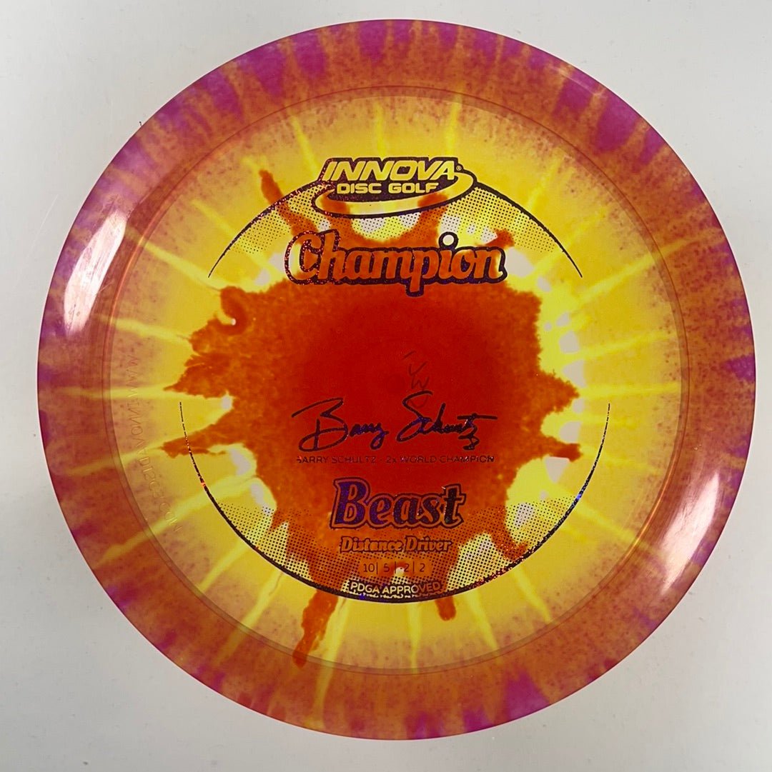 Innova Champion Discs Beast | Champion I-Dye | Orange/Pink 173g Disc Golf