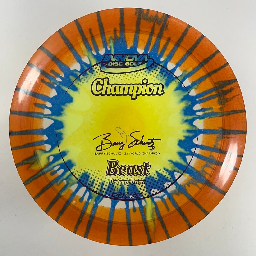 Innova Champion Discs Beast | Champion I-Dye | Orange/Purple 173g Disc Golf