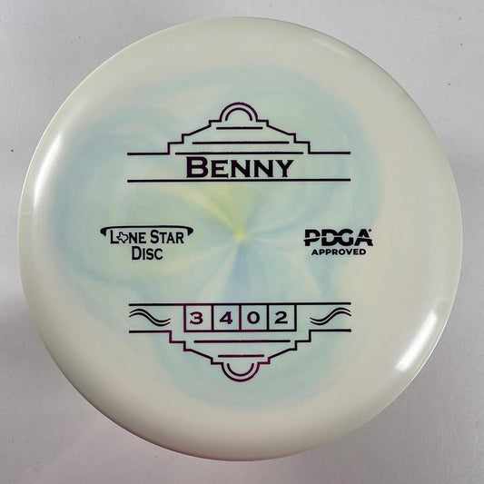 Lone Star Discs Benny | Bravo | White/Pink 173g Disc Golf