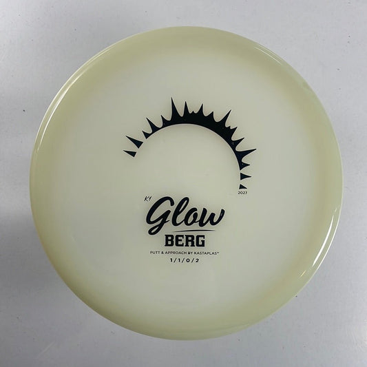 Kastaplast Berg | K1 Glow | Glow/Black 175g Disc Golf