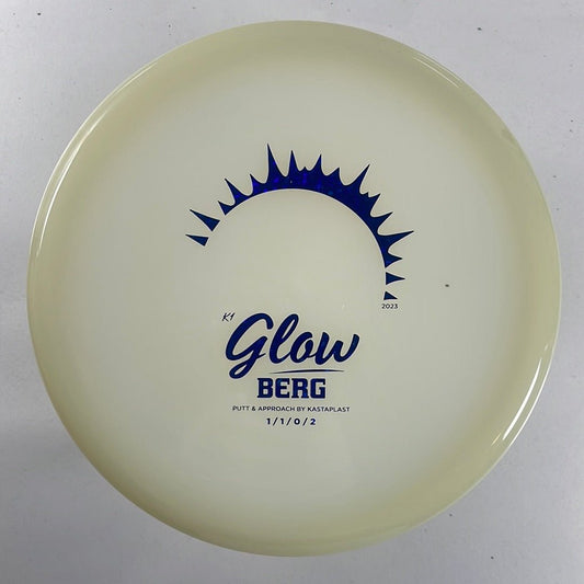 Kastaplast Berg | K1 Glow | Glow/Blue 172-175g Disc Golf