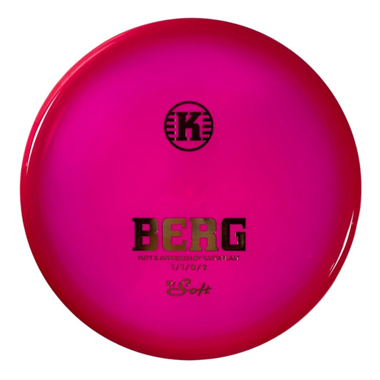 Kastaplast Berg | K1 Soft | Pink/Gold 170-175g Disc Golf
