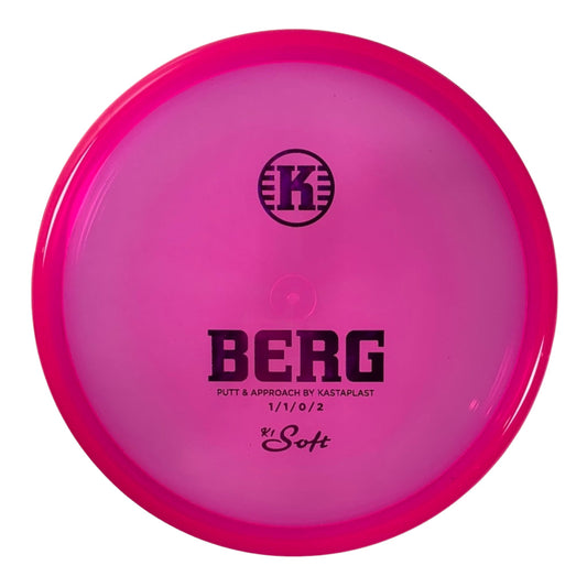 Kastaplast Berg | K1 Soft | Pink/Pink 172-173g Disc Golf